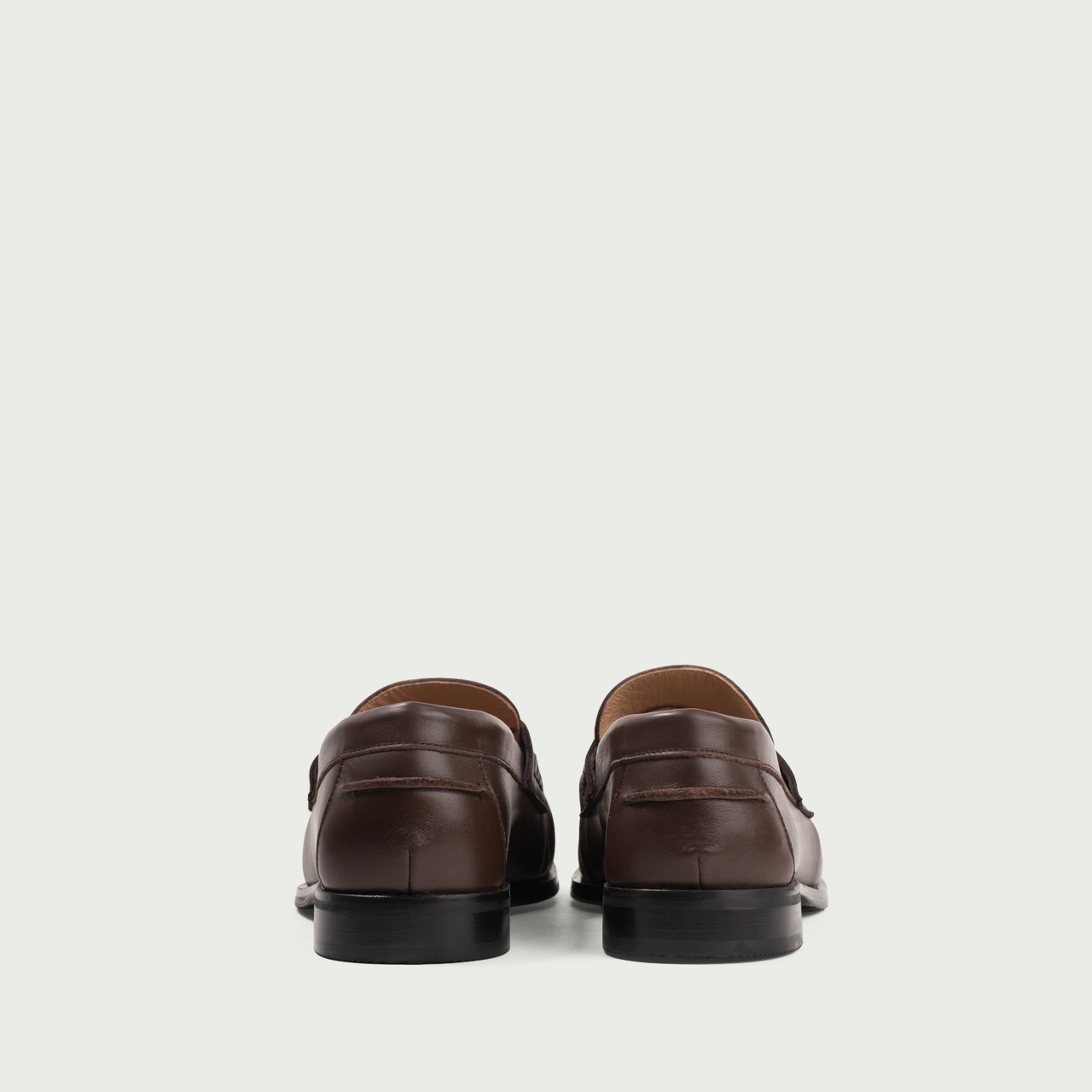 Mocasini maro ciocolatiu Uma din piele naturală - Img 4