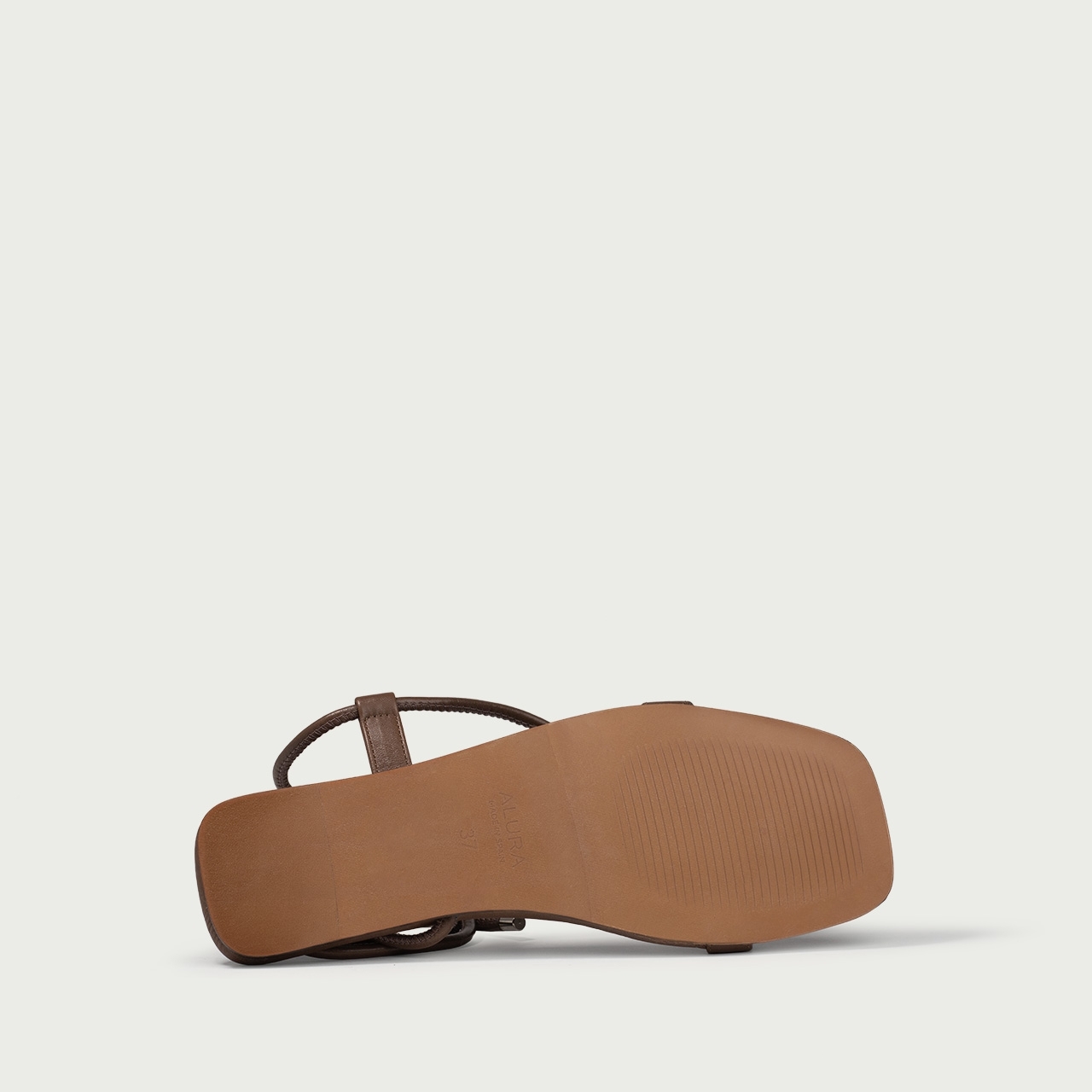 Sandale cu talpǎ joasǎ maro Liria din piele naturală - Img 7
