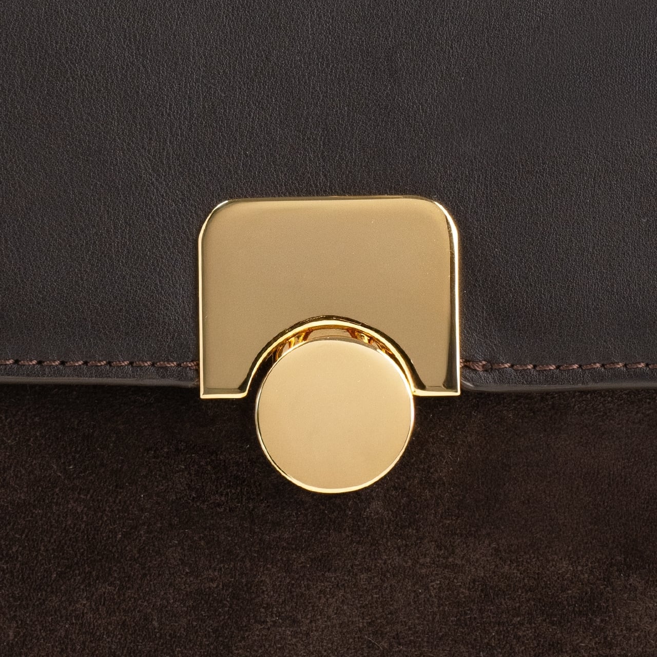 Geantă maro ciocolatiu Arco din piele naturală - Img 4