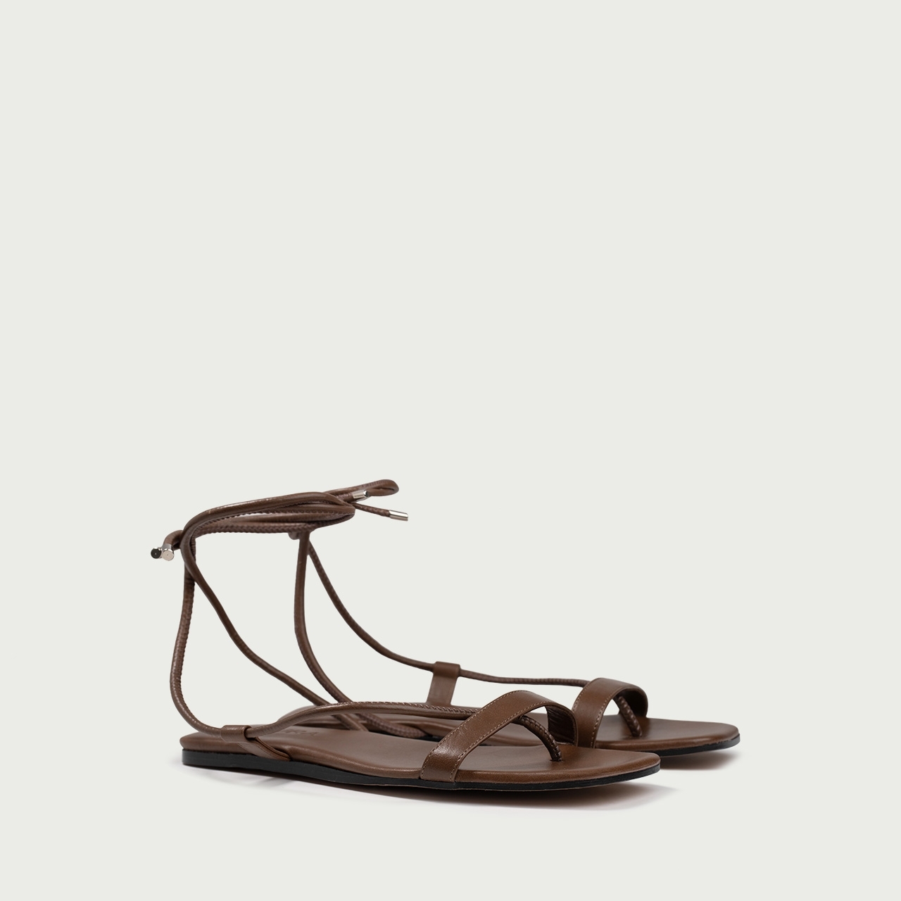 Sandale cu talpǎ joasǎ maro Liria din piele naturală - Img 2