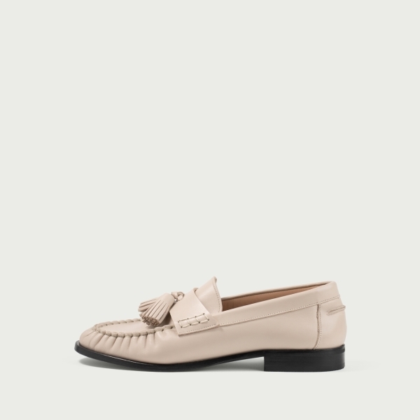 Mocasini ivoire Uma din piele naturală