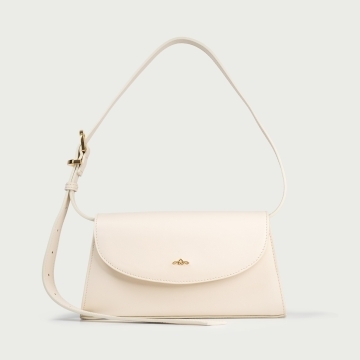 Geantă ivoire Siena petite din piele naturală