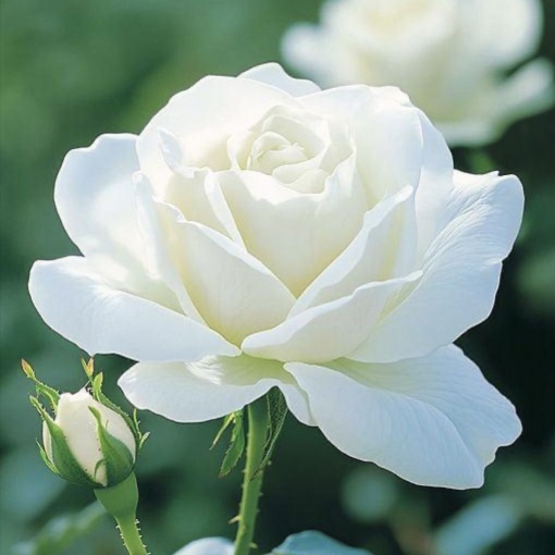 Trandafiri teahibrizi - Snow Time - Ghiveci 2L - Aqua Flowers