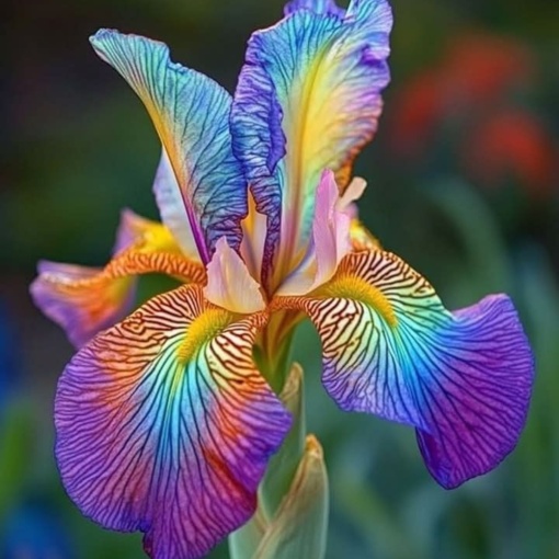 Bulbi Iris Germanica - Rainbow Gradient – Pachet 1 Bulb