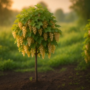 Coacăz Pomișor Alb – Rădăcină Ambalată - Anul 2