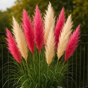 Iarbă de Pampas in 2 culori - Natural Sweetness - ghiveci 2L