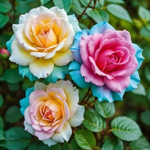 Trandafiri 'Rosa Garden' Hibrizi Circus Clown – Anul 3 - Ghiveci 2L