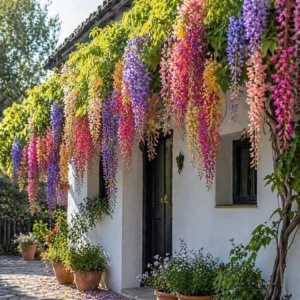 | Wisteria Glicina - Multicolora Rainbow - Ghiveci 3L - 70-90 cm
