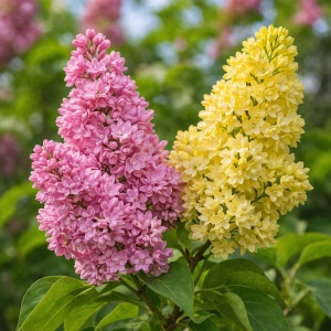 Liliac Syringa – bicolor roz cu galben - Ghiveci 2L
