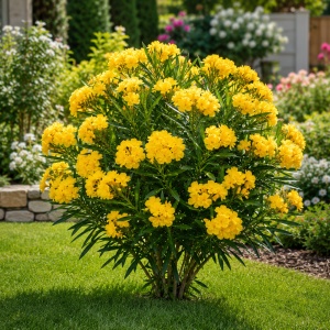 Leandru (Nerium Oleander) - Double Yellow - ghiveci H 40-50 cm