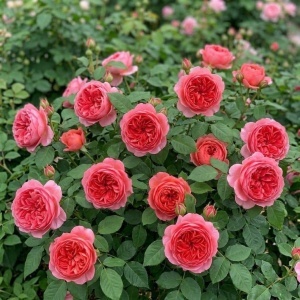 Trandafir Floribunda Parfumat Strawberry Sorbet- Radacina ambalata- Anul 2