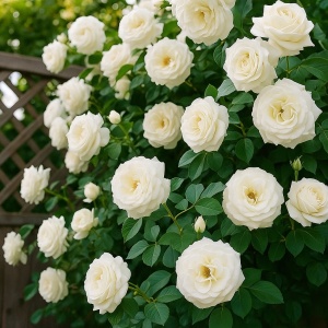 Trandafiri Căţărători White Parfumați – Rădăcină Ambalată