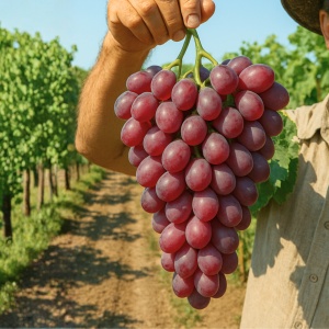 Vita de Vie - Crimson - Seedless(Fără Sâmburi) - Ghiveci 2L