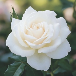 Trandafiri teahibrizi - Snow Time - Anul 3 - Ghiveci 2L - Img 2