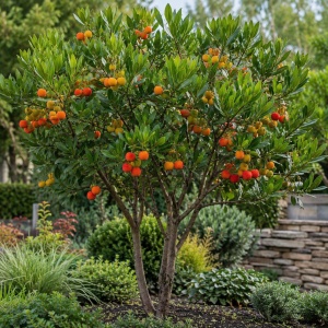 Arbore da Capsun - Arbustus Unedo - Ghiveci 2L - H 45 - 55 cm