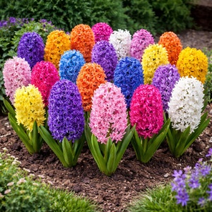 Bulbi de Zambile Parfumate Mixte - Multicolor - Pachet Mix 50 Bucăți