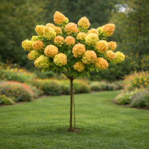 Hortensia pe Picior Paniculata (Hydrangea paniculata) - Cattleya - Ghiveci H 80 - 100 cm