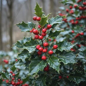 Ilex aquifolium – Malin de Craciun – Ghiveci 80-100cm