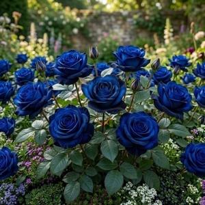 Trandafir „Royal Azure" – albastru regal, Rădăcină ambalată, Anul 2