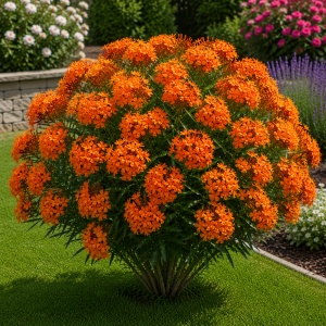 Leandru (Nerium Oleander) - Double Orange - ghiveci H 40-50 cm