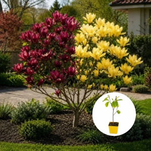 Magnolia Yellow Genie - Ghiveci P9 - H 30 cm