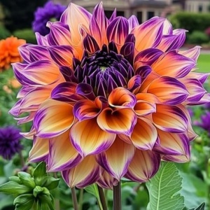 Bulbi Dalia Gigant Solar Eclipse - 1 Bucată (Rădăcină)