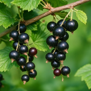 Coacăz Negru Tufă – Ghiveci - Anul 2 inaltime la livrare 30 - 40 cm