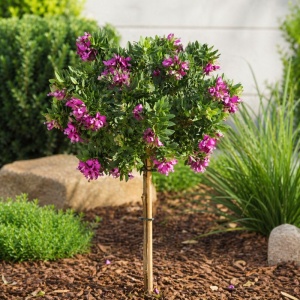 Liliac Exotic cu Flori (Myrtifolia Polygala) - Ghiveci 2L - H 50 - 60 cm