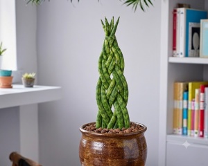 Sansevieria Cylindrica (Limba Soacrei) – Plantă de Interior, Ușor de Îngrijit - Ghiveci