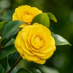 Camelia Japonica Galben - Double Yellow - Ghiveci 2L 50 - 60 cm