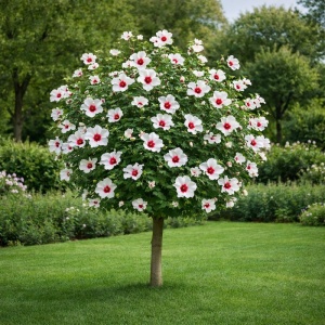 Hibiscus Pomisor alb - Ghiveci 3L - H 90-110 CM