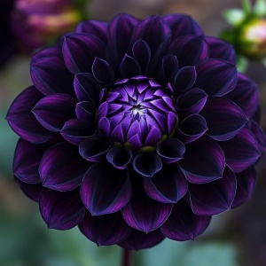 Bulbi Dalia Gigant Midnight Aurora - 1 Bucată (Rădăcină)