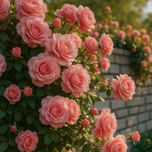 Trandafiri Căţărători Candy Pink Parfumați – Rădăcină Ambalată