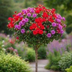 Trandafiri Pomisor - Double Love - Ghiveci 5L - H 150 - 160 cm