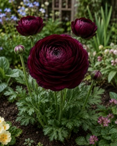 Bulbi de Ranunculus Mov - Pachet 10 Bulbi