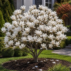 Magnolia Soulangeana Alba Superba - Ghiveci 3L - H 100 - 110 cm