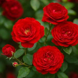 Trandafiri Floribunda - Red Rose Blush - Anul 3 - Ghiveci 2L