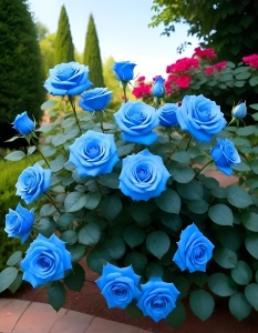 Trandafiri Teahibrid Mondy Blue - ghiveci anul 3 Tufă - Aqua Flowers - Img 2