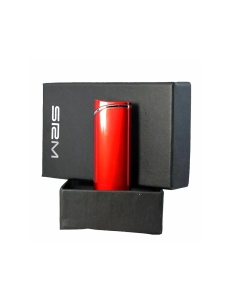 Brichetă Sarome SRM 119 D, prezentare in cutie cadou  din carton negru, culoarea brichetei rosu satinat, utila pentru ambele sexe