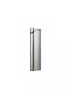 Brichetă Sarome SRM 119 C, vedere lateral fata cu desen liniar pe fond argintiu satinat, metaiica