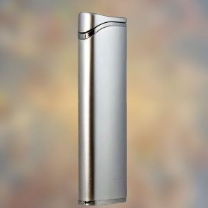 Brichetă Sarome SRM 119 C metalică, argintiu satinat, aprindere piezoelectrică, unisex