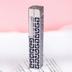 Brichetă de lux Givenchy 3809, design black&white cu logo, aprindere clasică, made in Japan