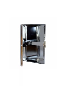Tabacheră metalică Champ model Calimero, deschisa, interior argintiu lucios