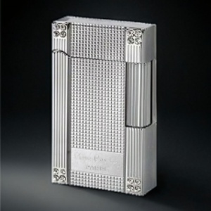 Brichetă de lux Pierre Cardin 78B-02,cu cristale Swarovski, design bijuterie, argintie