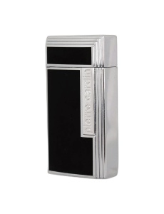 Bricheta Pierre Cardin 210-07, culoare argintiu cu negru, inscriptia brandului pe partea frontala