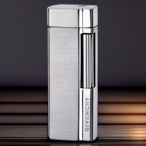 Brichetă de Lux Givenchy 4101, finisaj cromat satinat, aprindere clasică, made in Japan