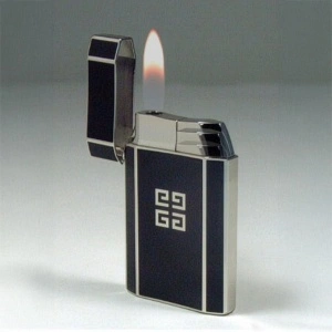 Brichetă de lux Givenchy 4202 Negru & Argintiu – Reîncărcabilă cu Gaz