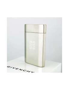 Bricheta premium Givenchy 4201 metalica satinata vedere frontala cu inscriptia brandului