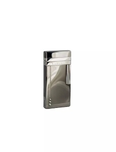 Brichetă de lux Givenchy 6000, culoare gun metal, cristale Svarowsky, aprindere cu piatra