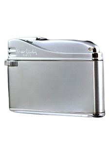 Brichetă metalică retro Pierre Cardin 277-02, mecanism retro cu piatra, culoare argintie satinat